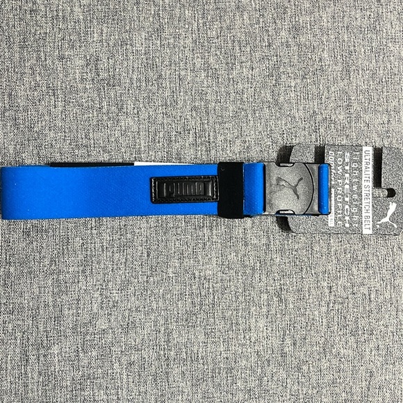 Puma Ultralite golf stretch belt. NWT. Fits up to size 40 waist. Blue and black - Picture 4 of 4